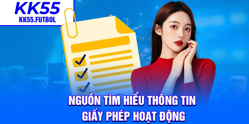 Nguồn tìm hiểu thông tin giấy phép hoạt động